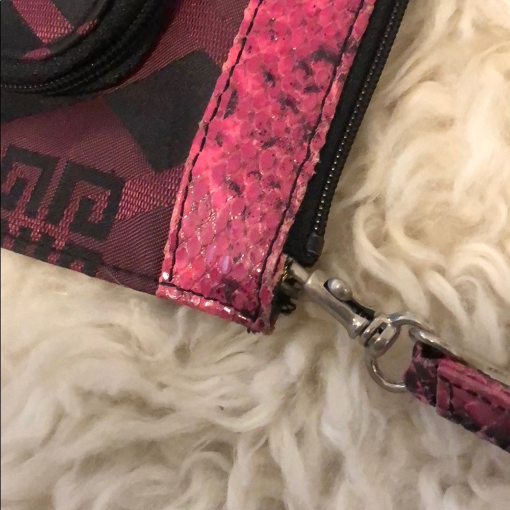 Authentic Givenchy Shoulder Bag With Python Trim - image 4